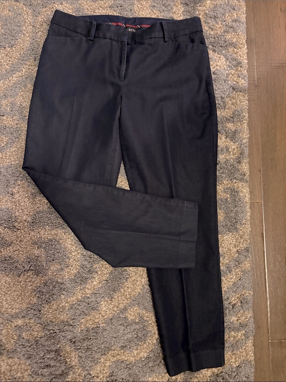Talbots Navy Hampshire Ankle Pants